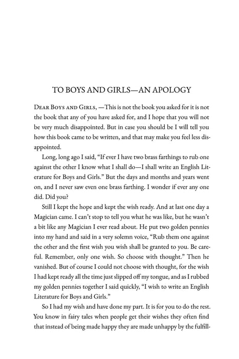 English Literature for Boys and Girls