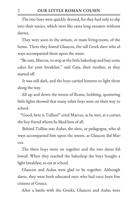 Our Little Roman Cousin