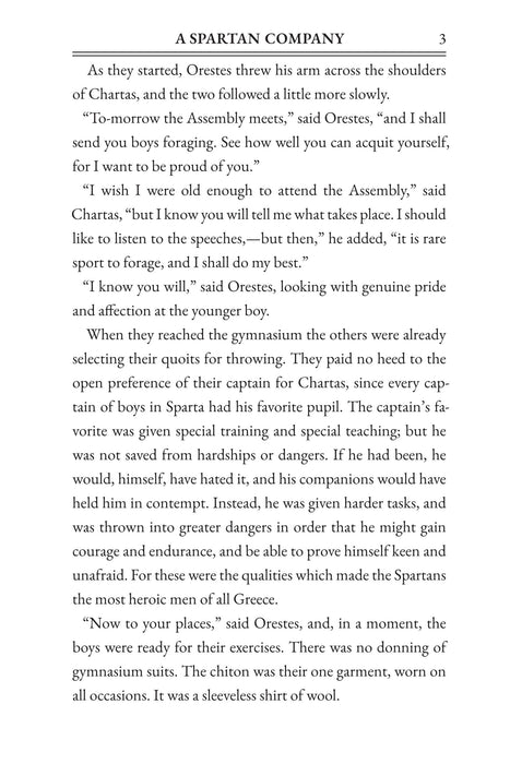 Our Little Spartan Cousin