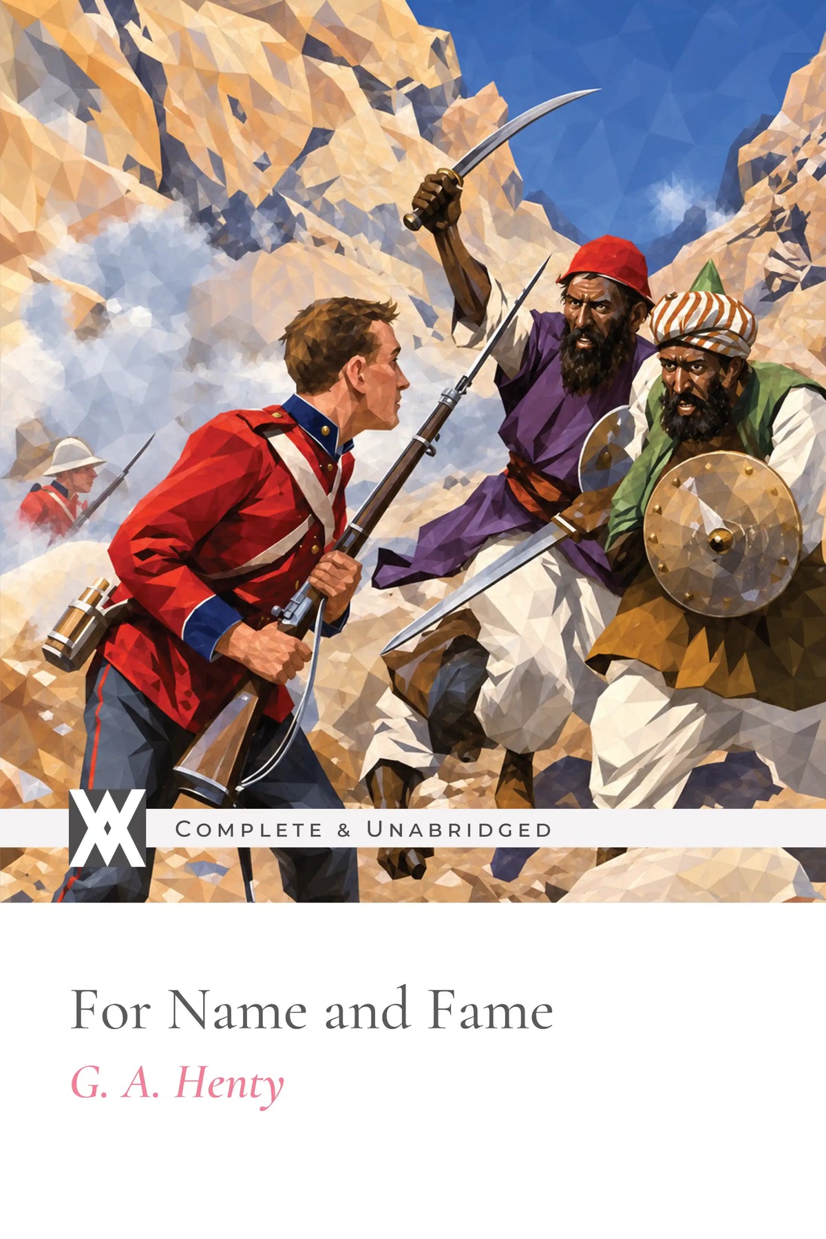 For Name and Fame by G. A. Henty — front cover