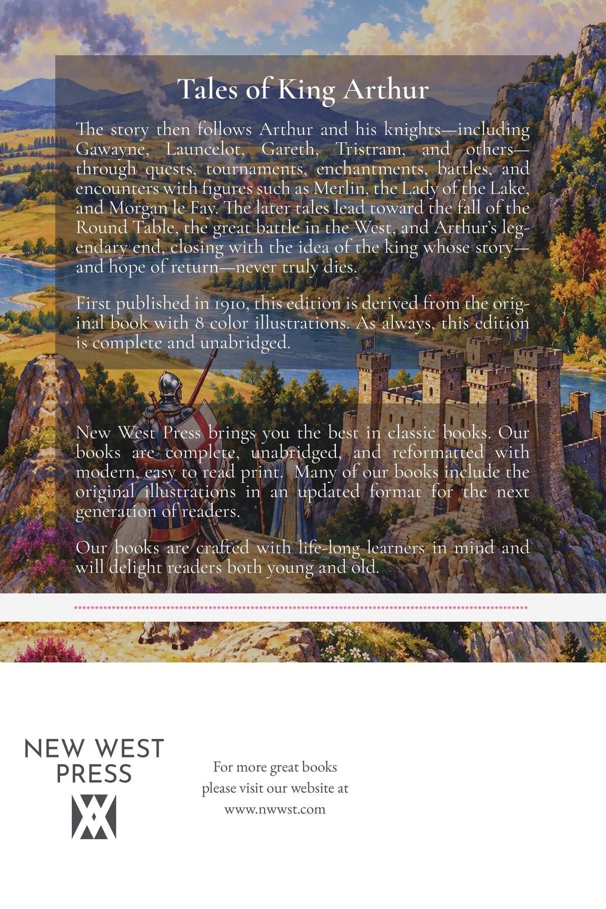 Back cover of The King Who Never Died by Dorothy Senior