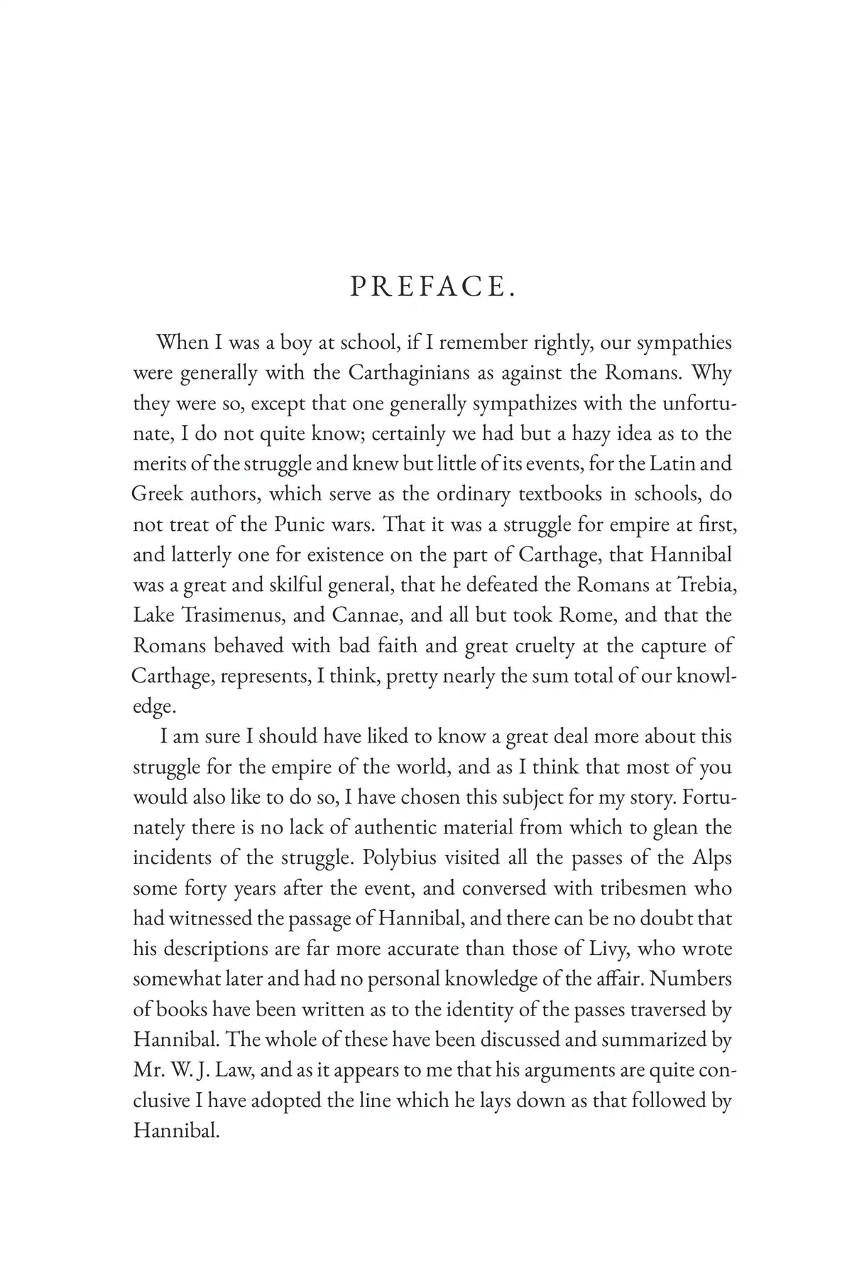 The Young Carthaginian by G. A. Henty — preface 1