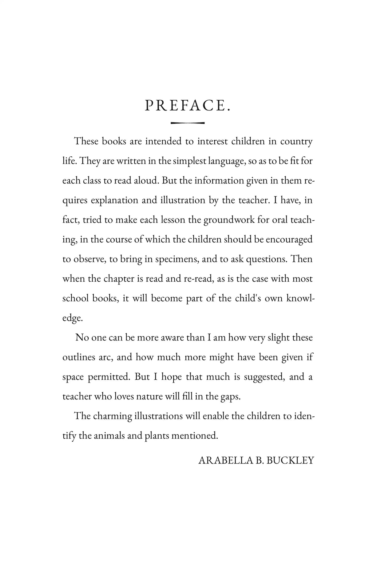 Eyes and No Eyes: Volume I by Arabella Buckley — Preface