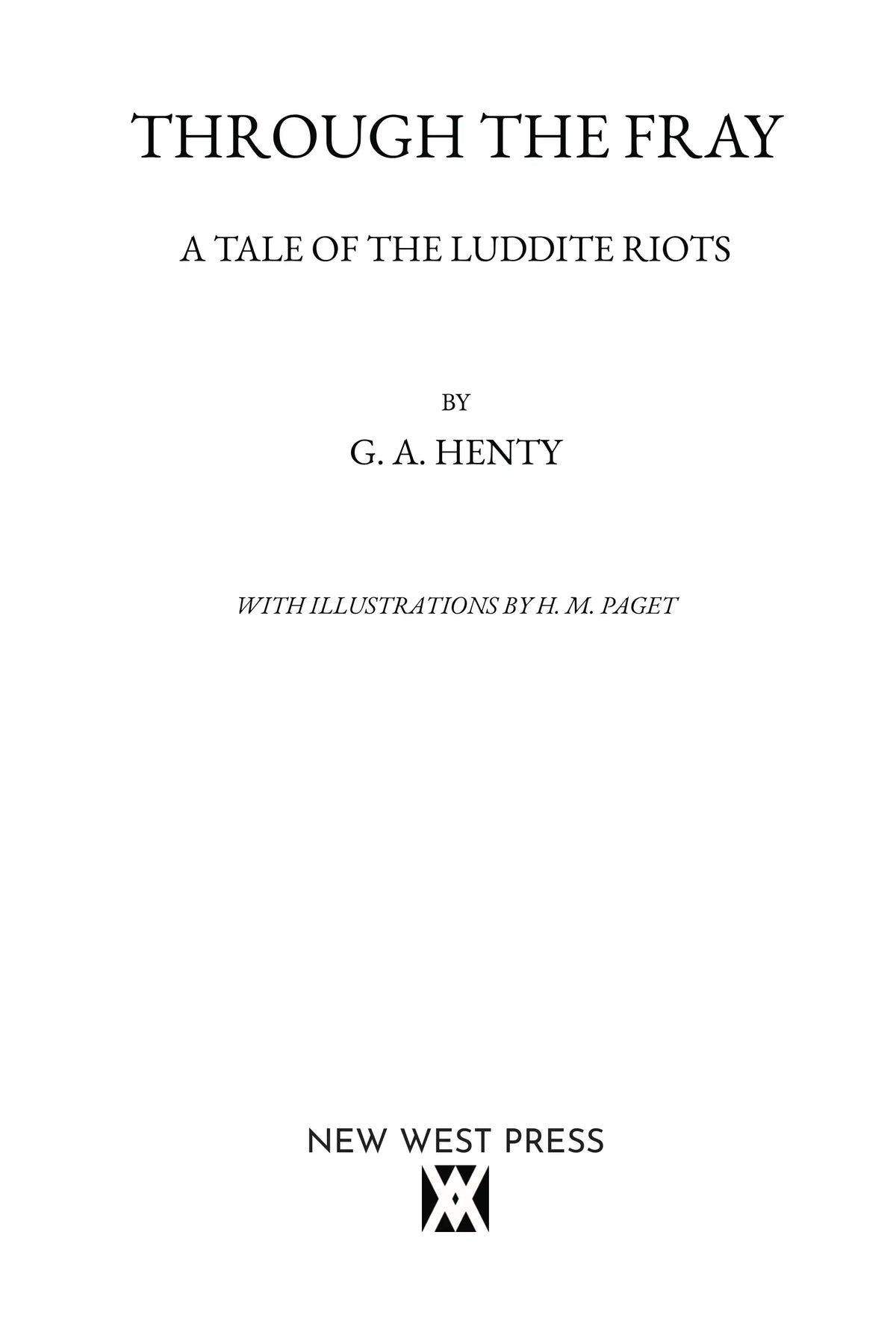 Through the Fray — Full title page