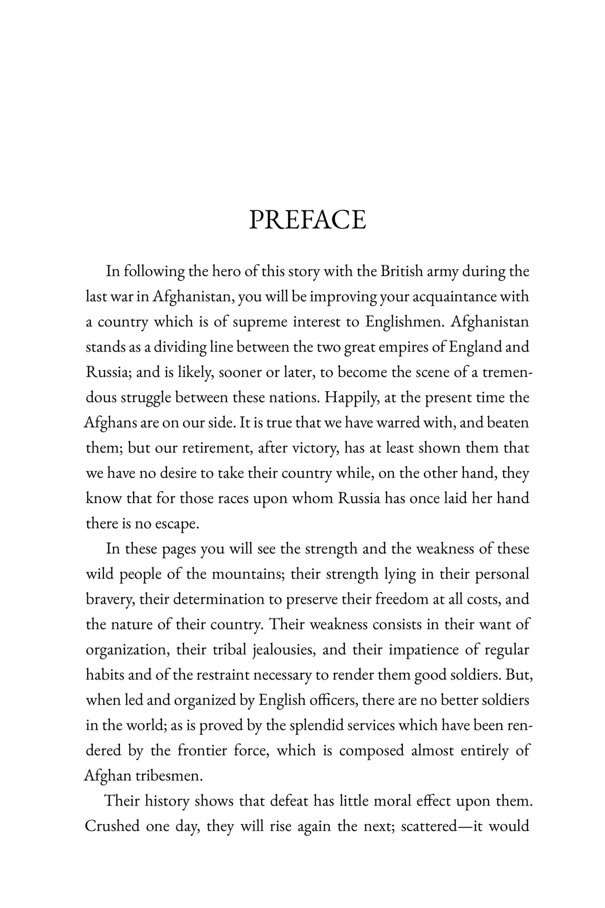 For Name and Fame by G. A. Henty — preface, first page