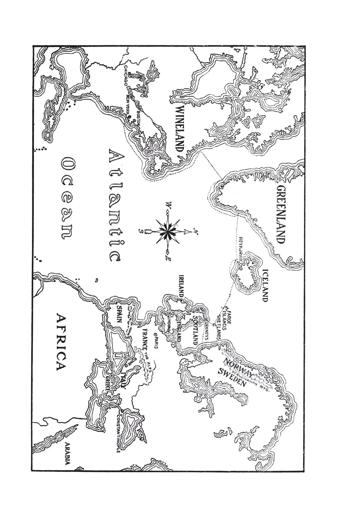 Viking Tales — map of Viking lands
