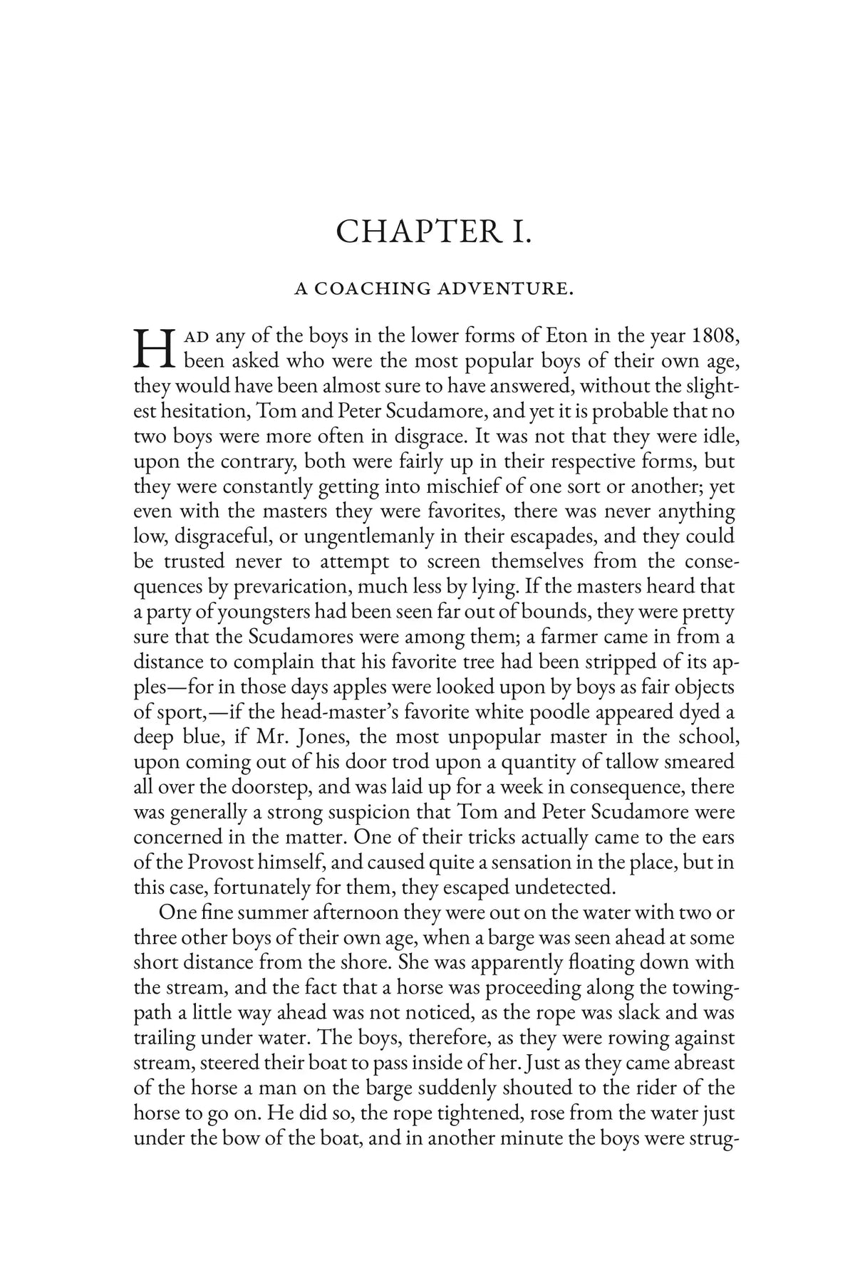 The Young Buglers by G. A. Henty — story page 1