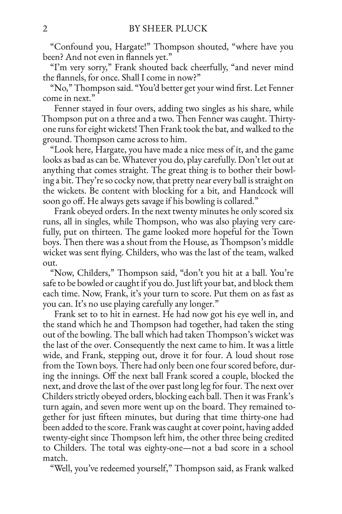 By Sheer Pluck by G. A. Henty — story page 2