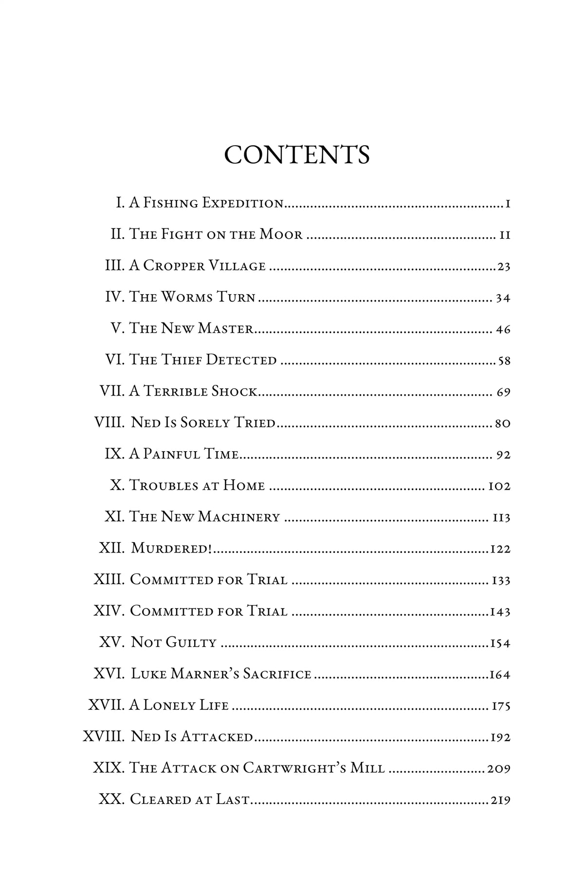 Through the Fray — Table of contents