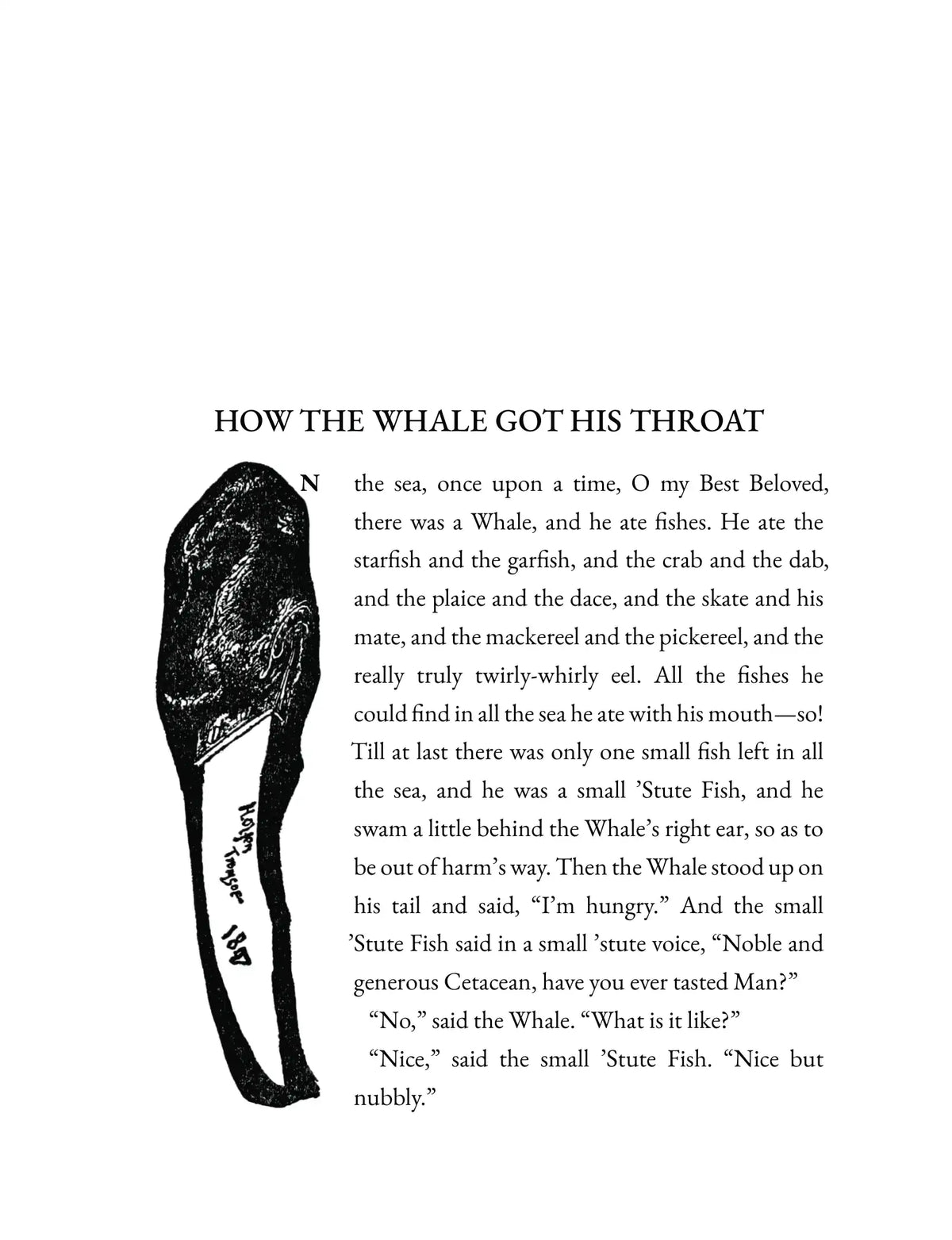 Just So Stories — How the Whale Got His Throat, story page 1