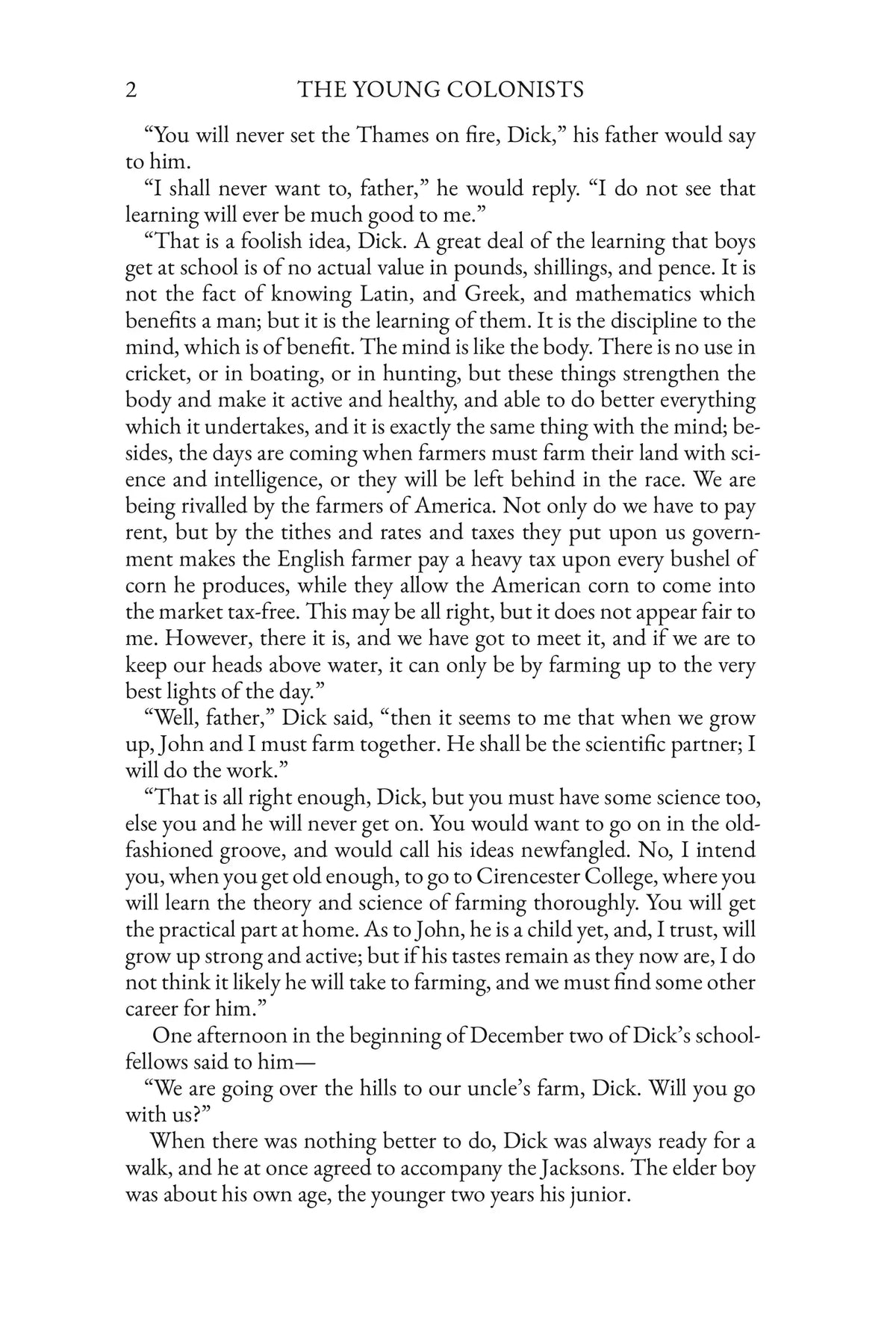 The Young Colonists by G. A. Henty — story page 2