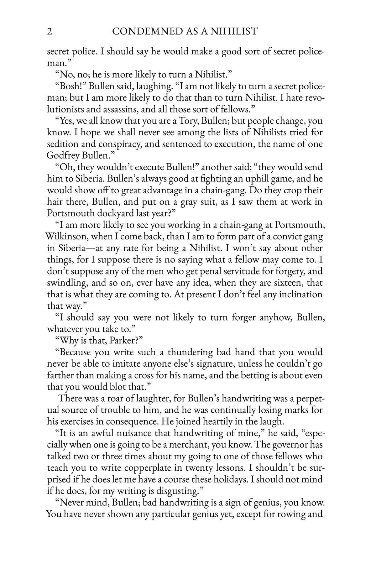 Condemned as a Nihilist by G. A. Henty — story page 2