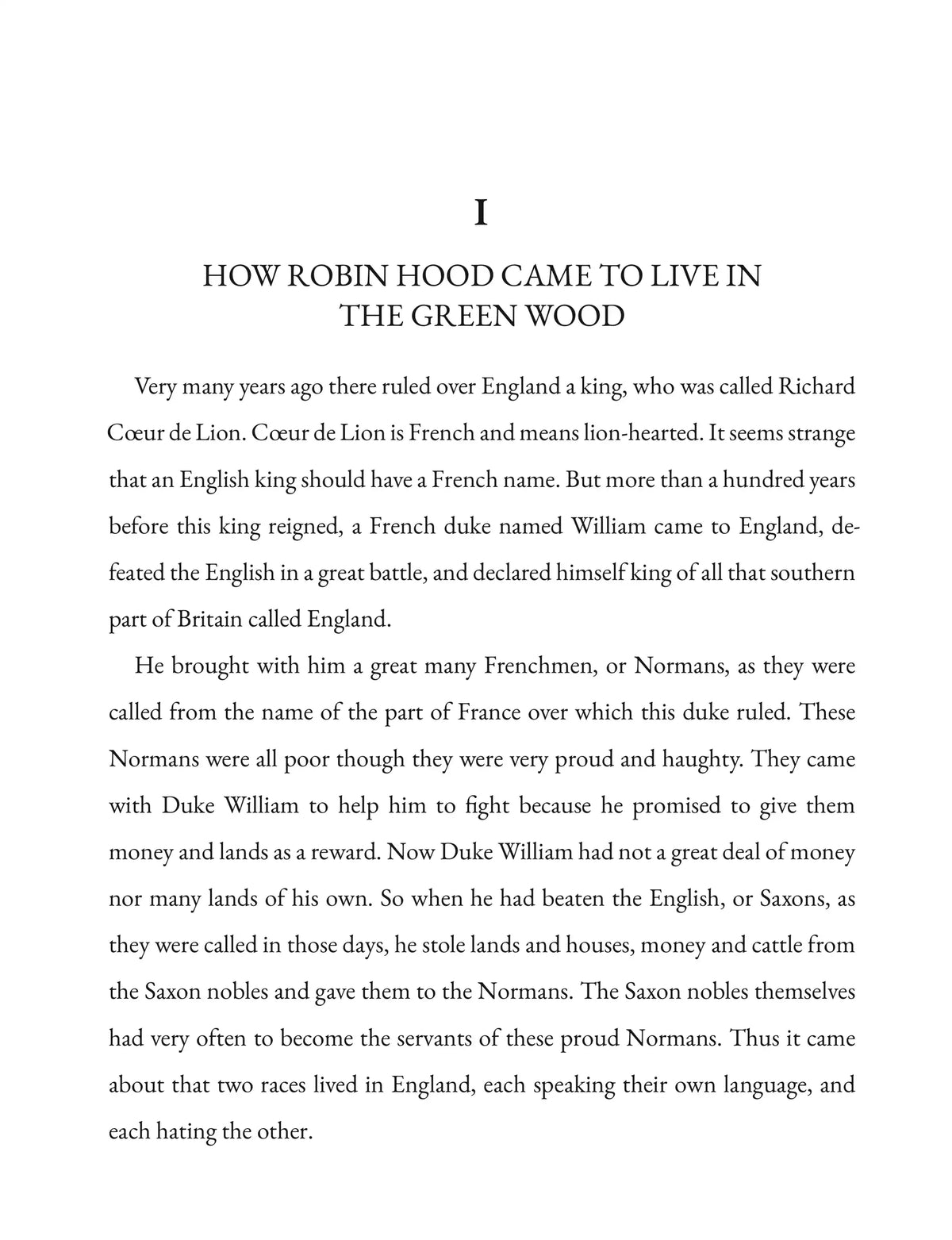 Stories of Robin Hood by H. E. Marshall — Story page 1
