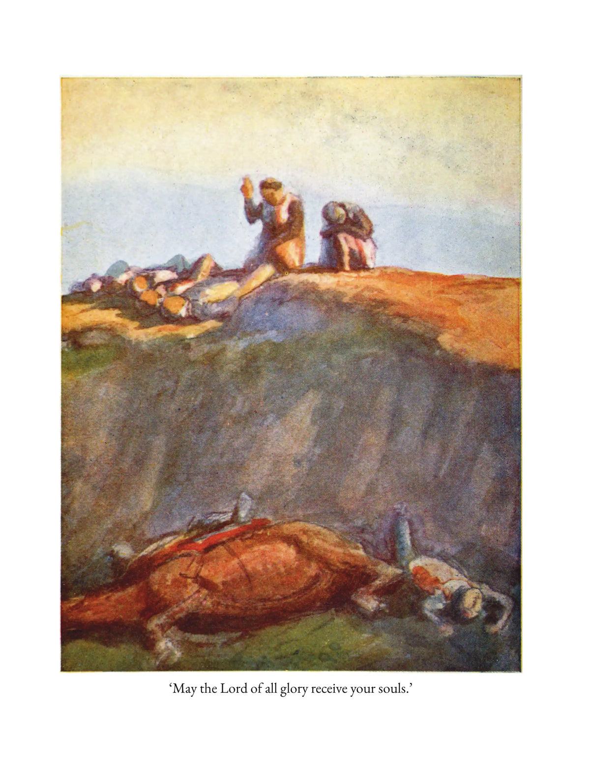 Stories of Roland by H. E. Marshall — Frontispiece illustration