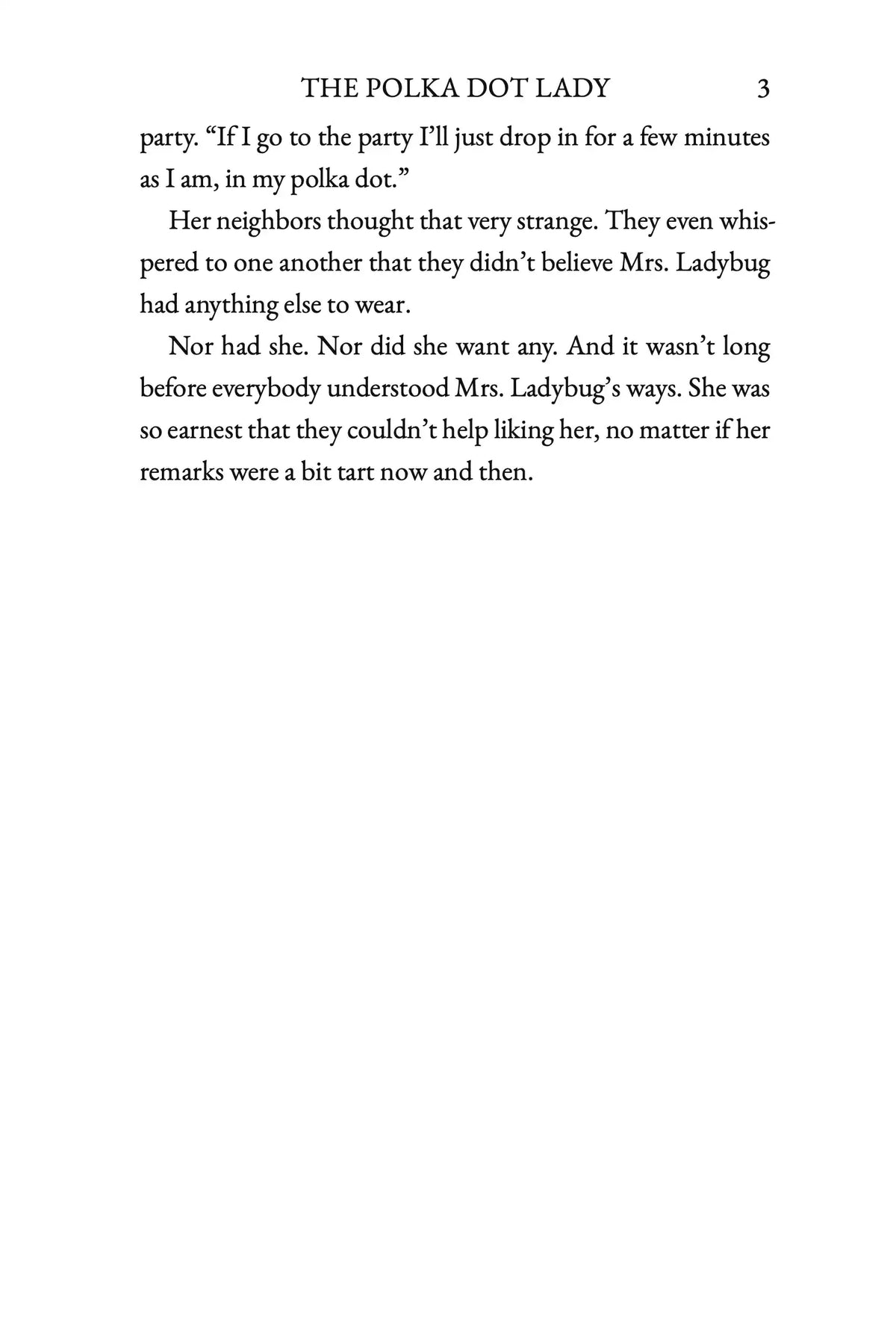 The Tale of Mrs. Ladybug — Story page 3