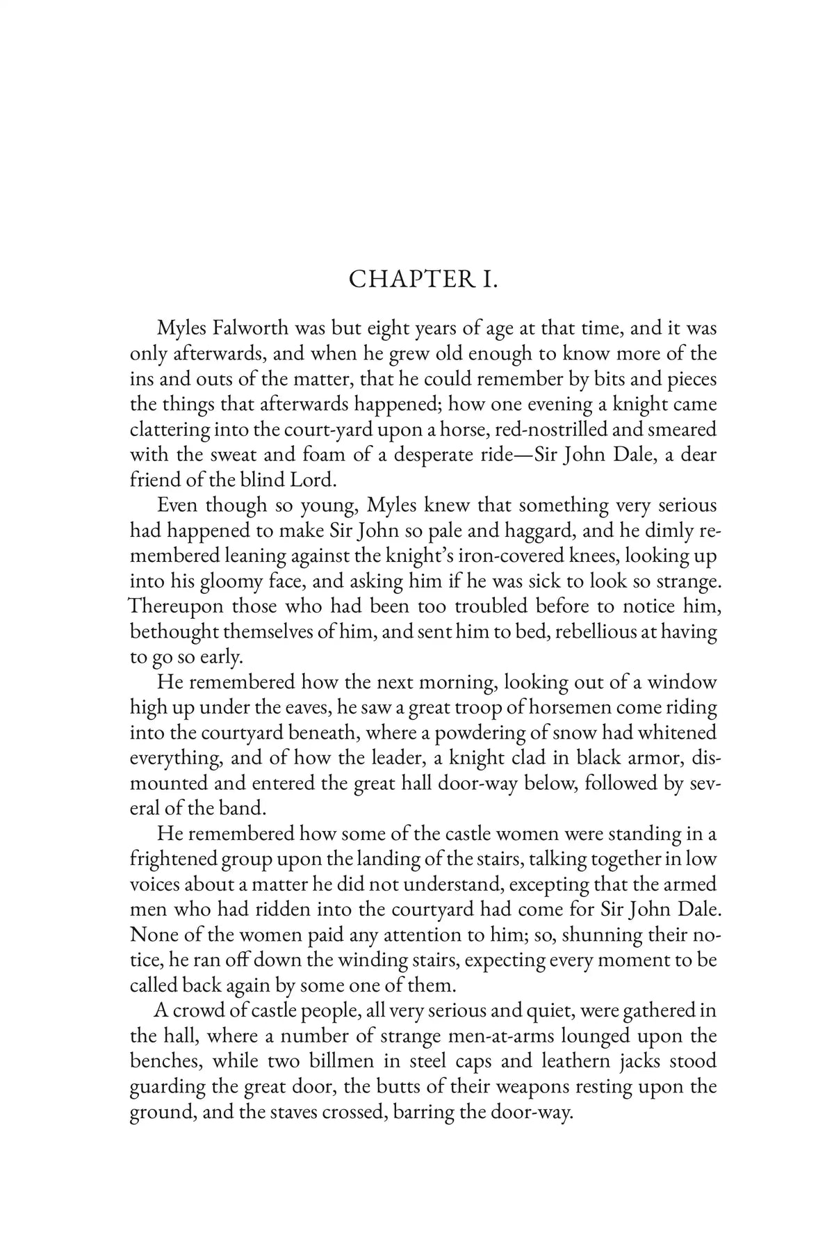 Men of Iron by Howard Pyle — Story Page 1