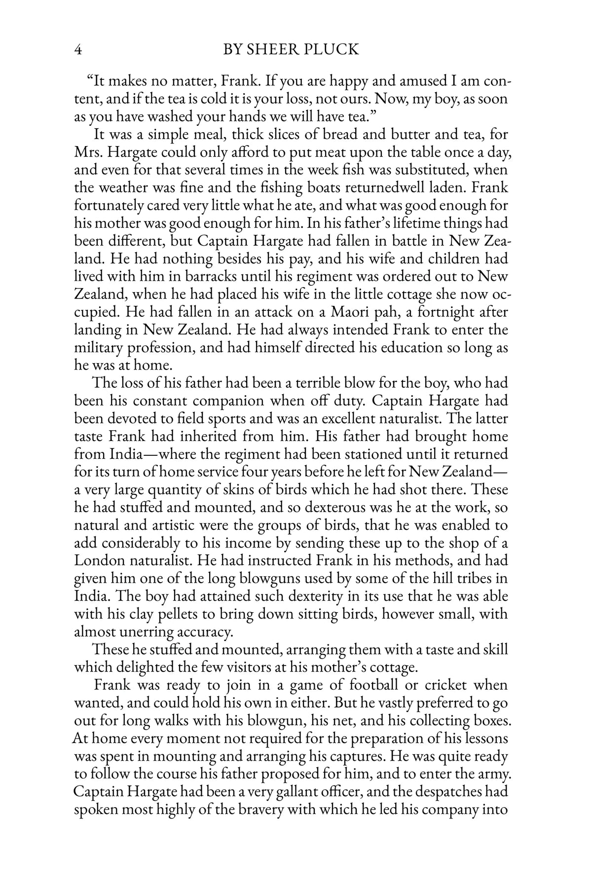 By Sheer Pluck by G. A. Henty — story page 4