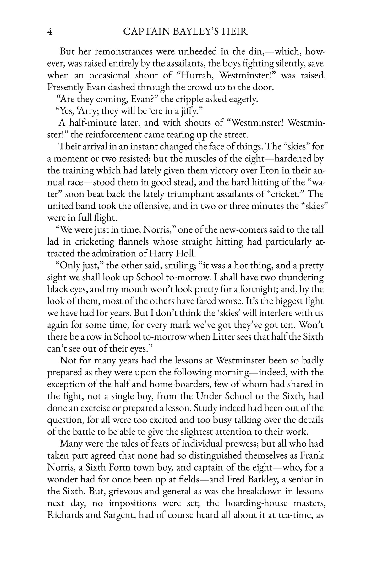 Captain Bayley’s Heir by G. A. Henty — story page 4