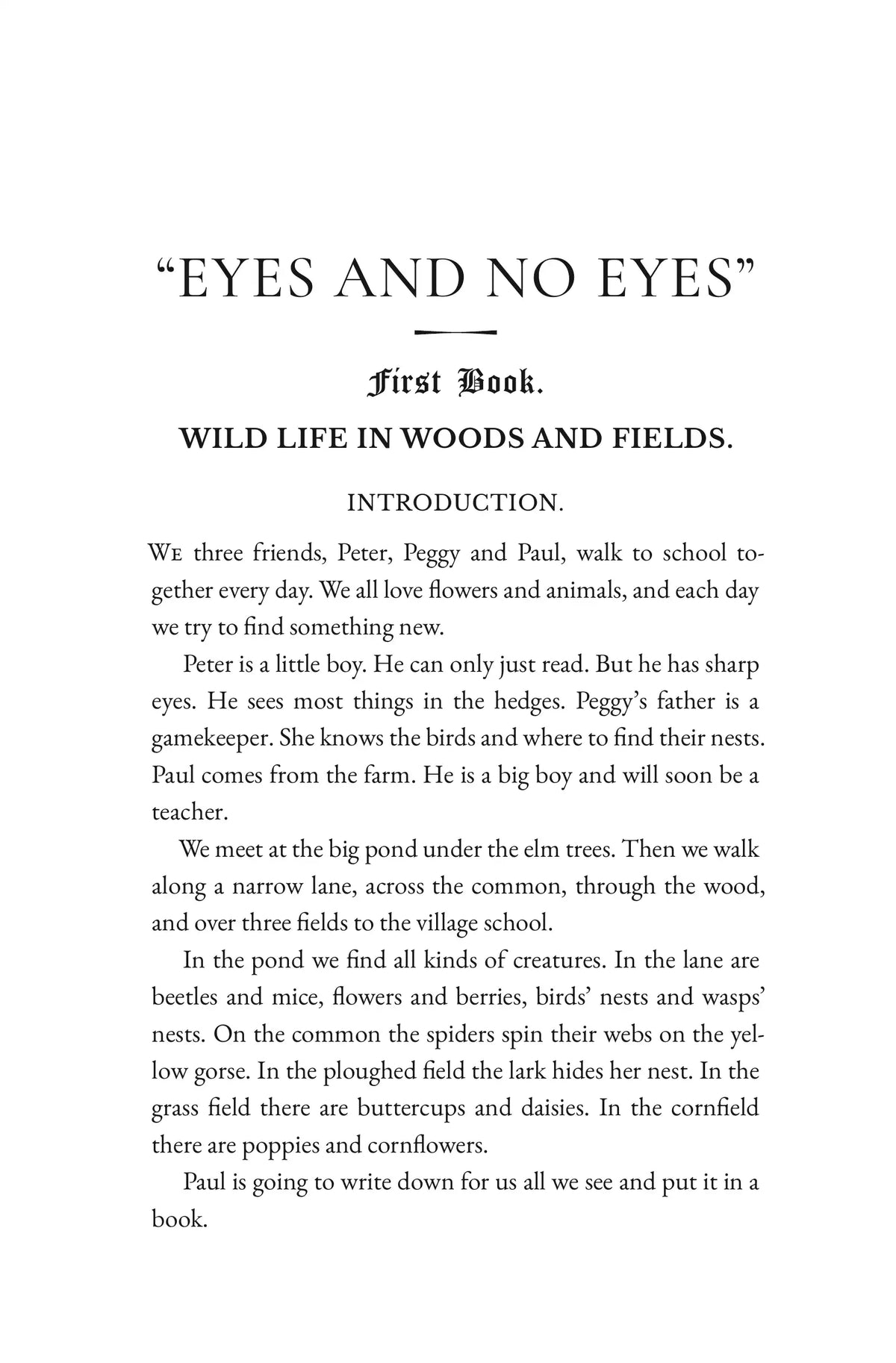Eyes and No Eyes: Volume I by Arabella Buckley — Story page 01