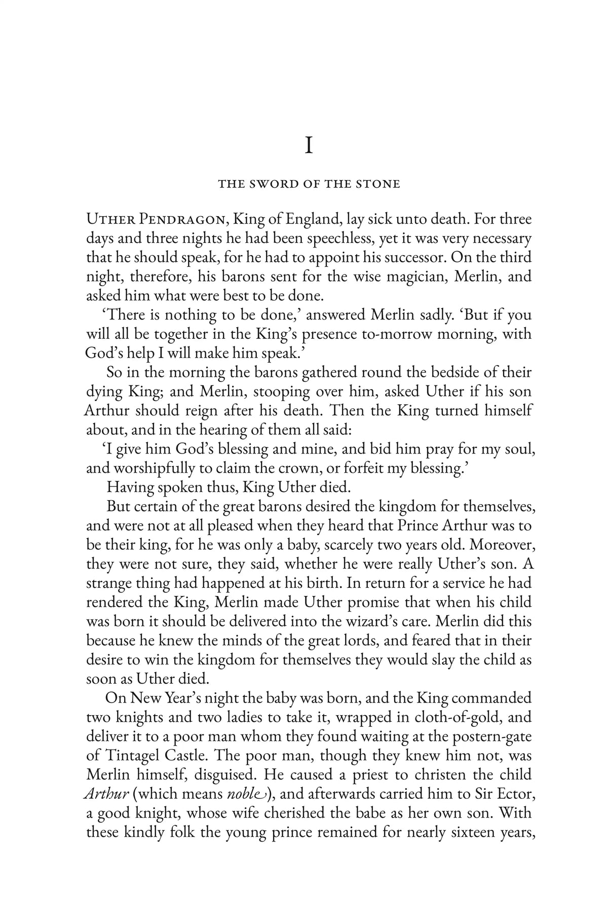 The King Who Never Died — story page 1