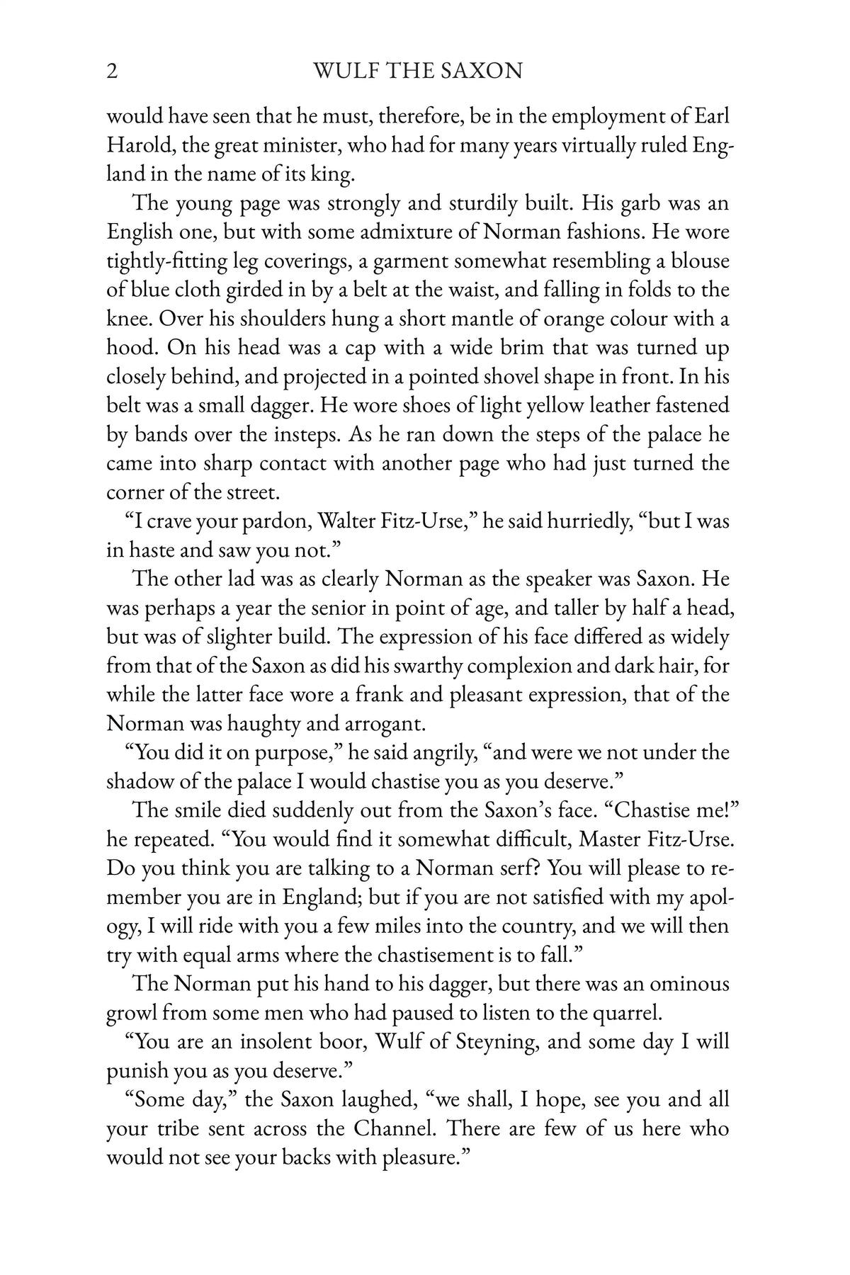 Wulf the Saxon — Story page 2