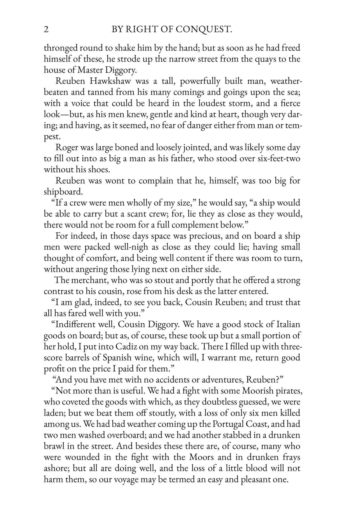 By Right of Conquest by G. A. Henty — Story page 2