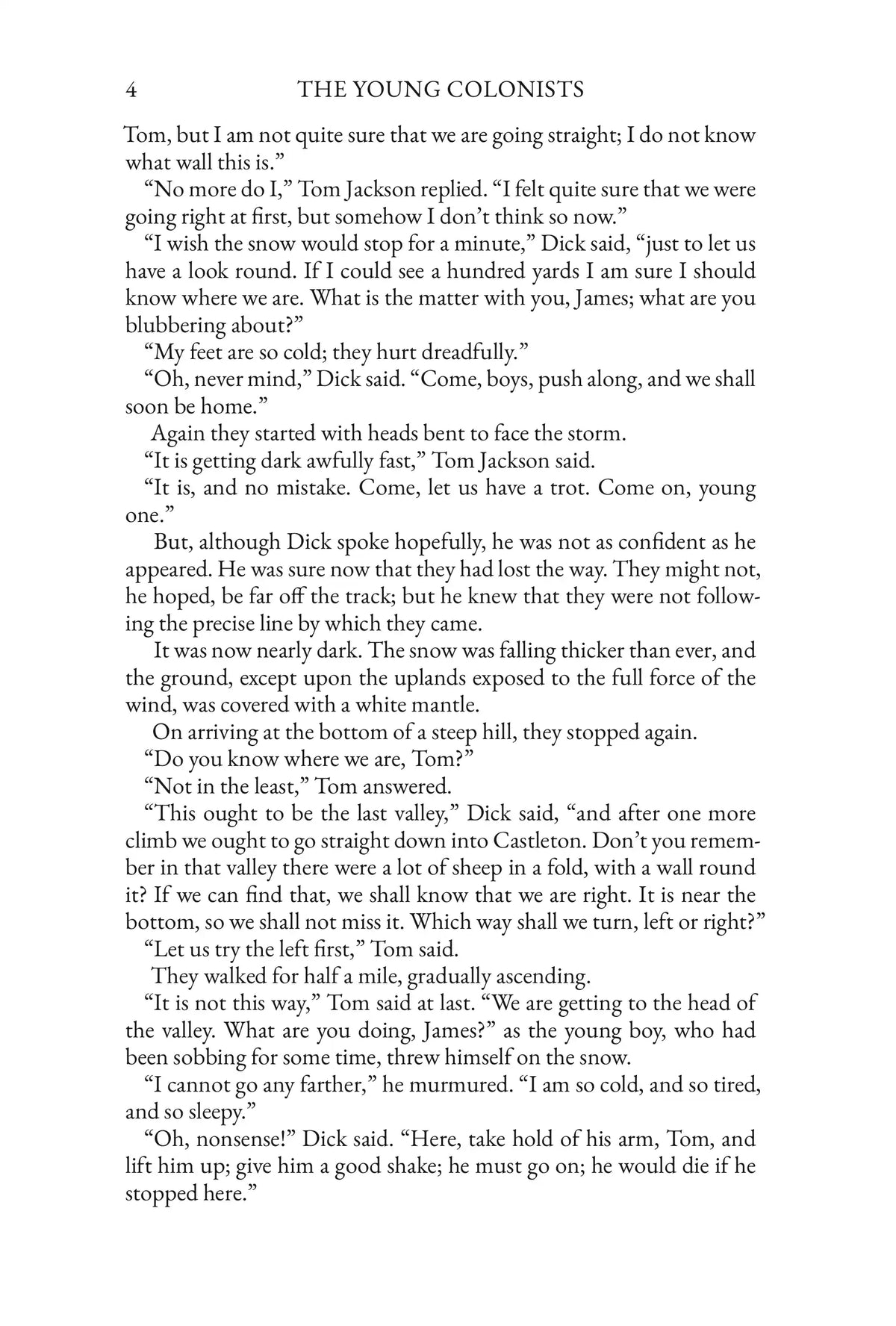 The Young Colonists by G. A. Henty — story page 4