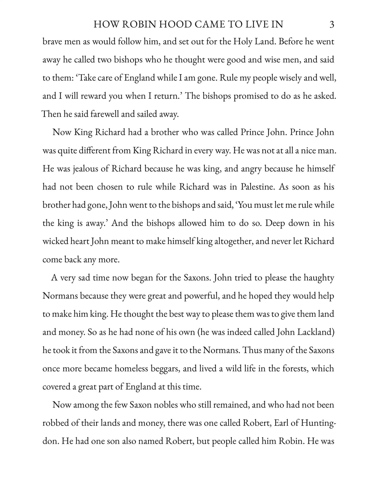 Stories of Robin Hood by H. E. Marshall — Story page 3