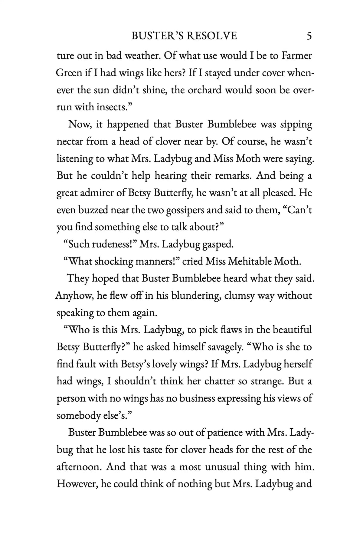 The Tale of Mrs. Ladybug — Story page 5