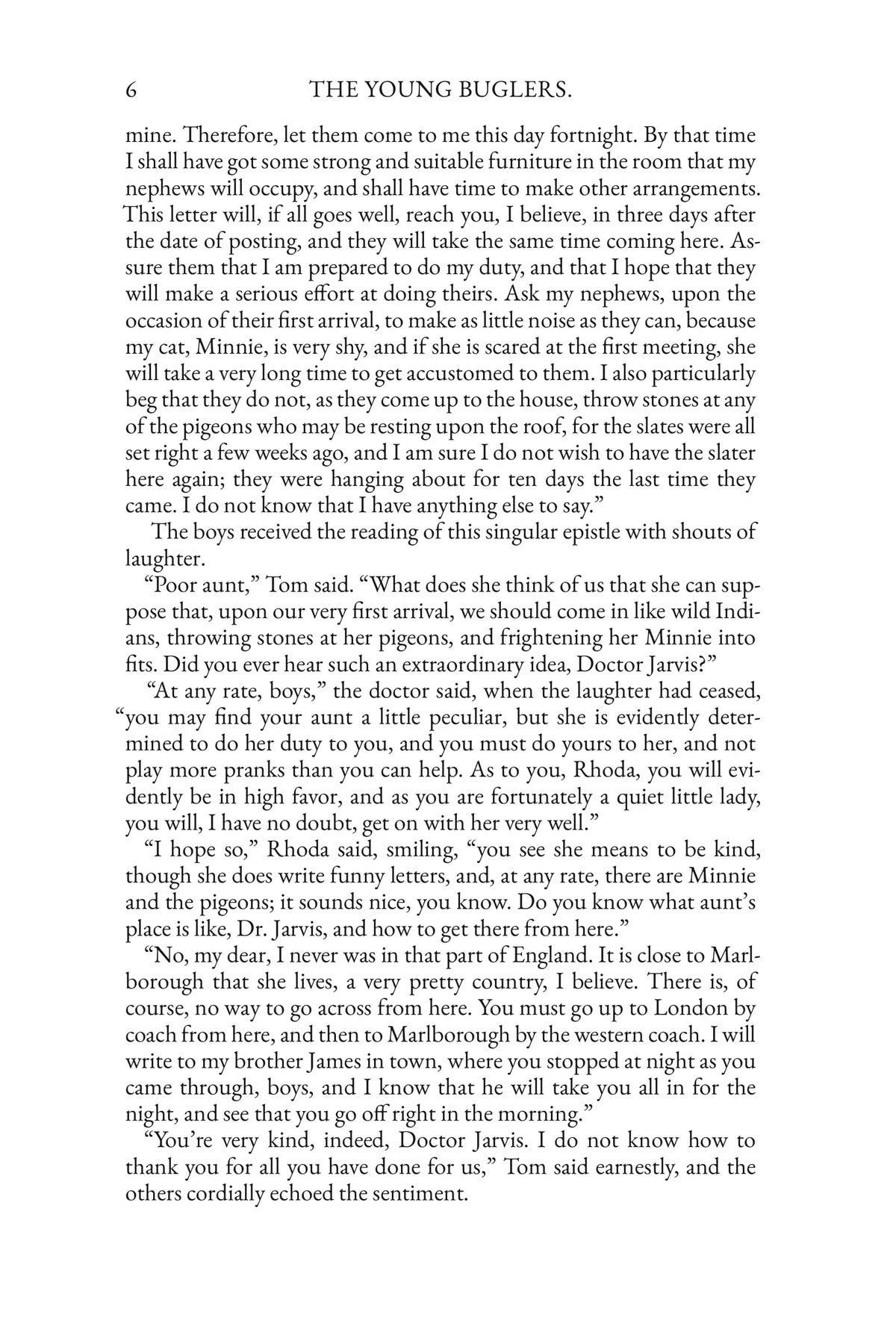The Young Buglers by G. A. Henty — story page 6