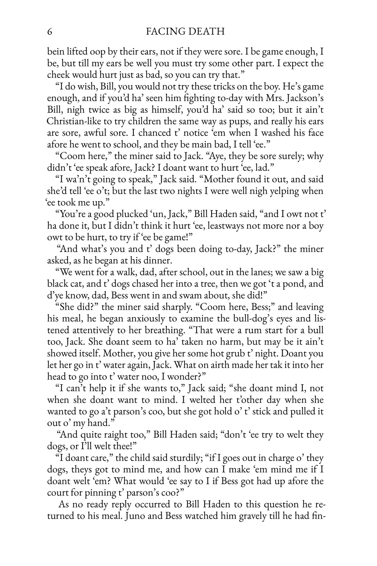 Facing Death by G. A. Henty — story page 6