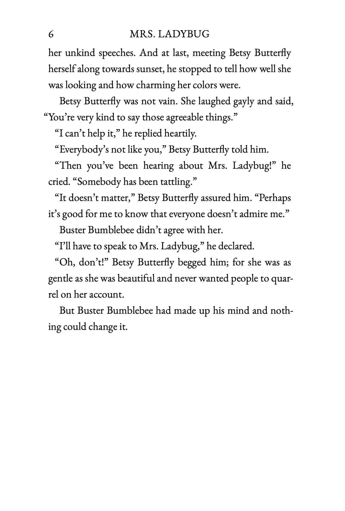The Tale of Mrs. Ladybug — Story page 6
