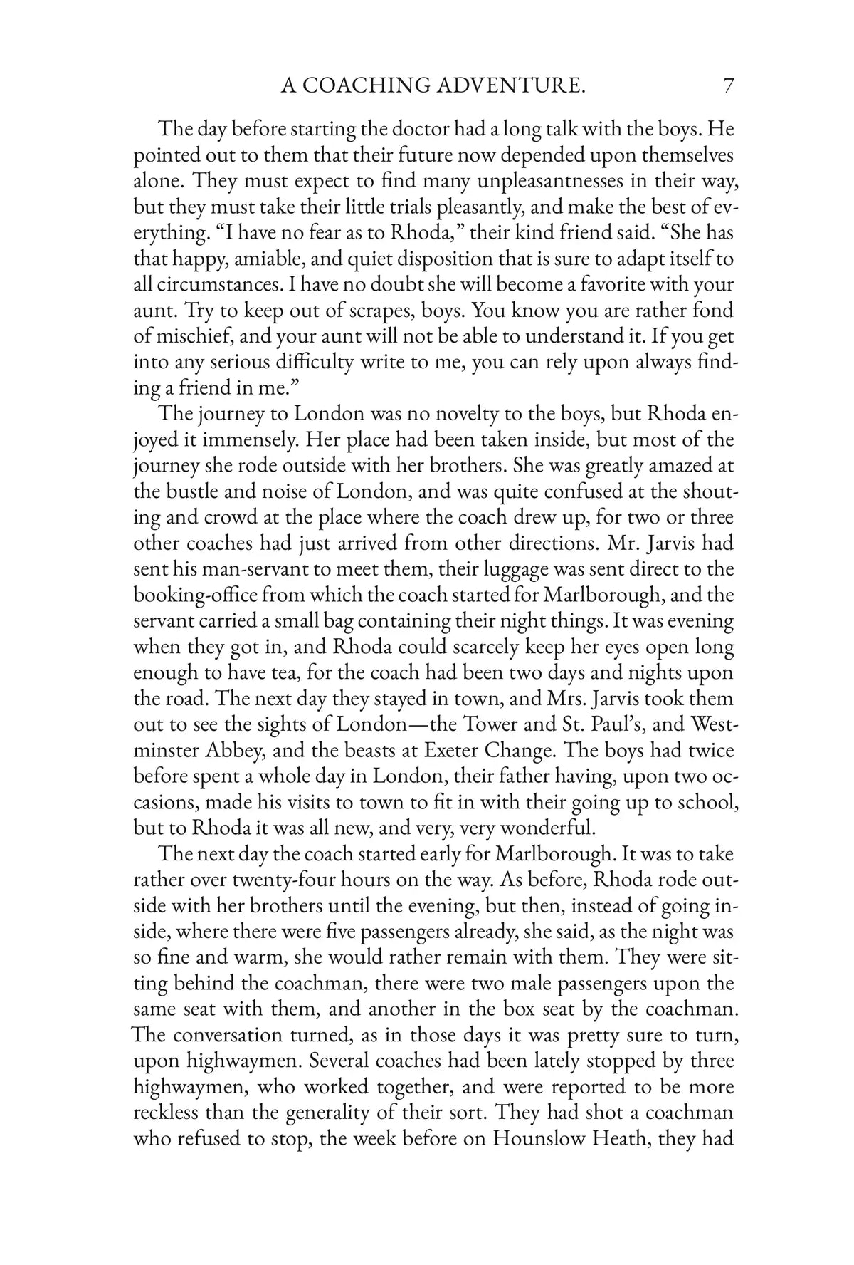 The Young Buglers by G. A. Henty — story page 7