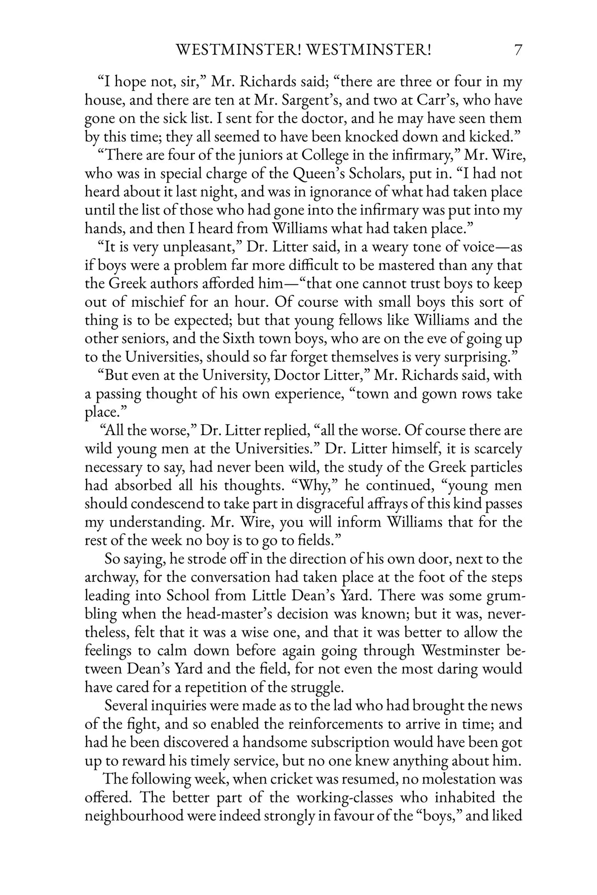 Captain Bayley’s Heir by G. A. Henty — story page 7