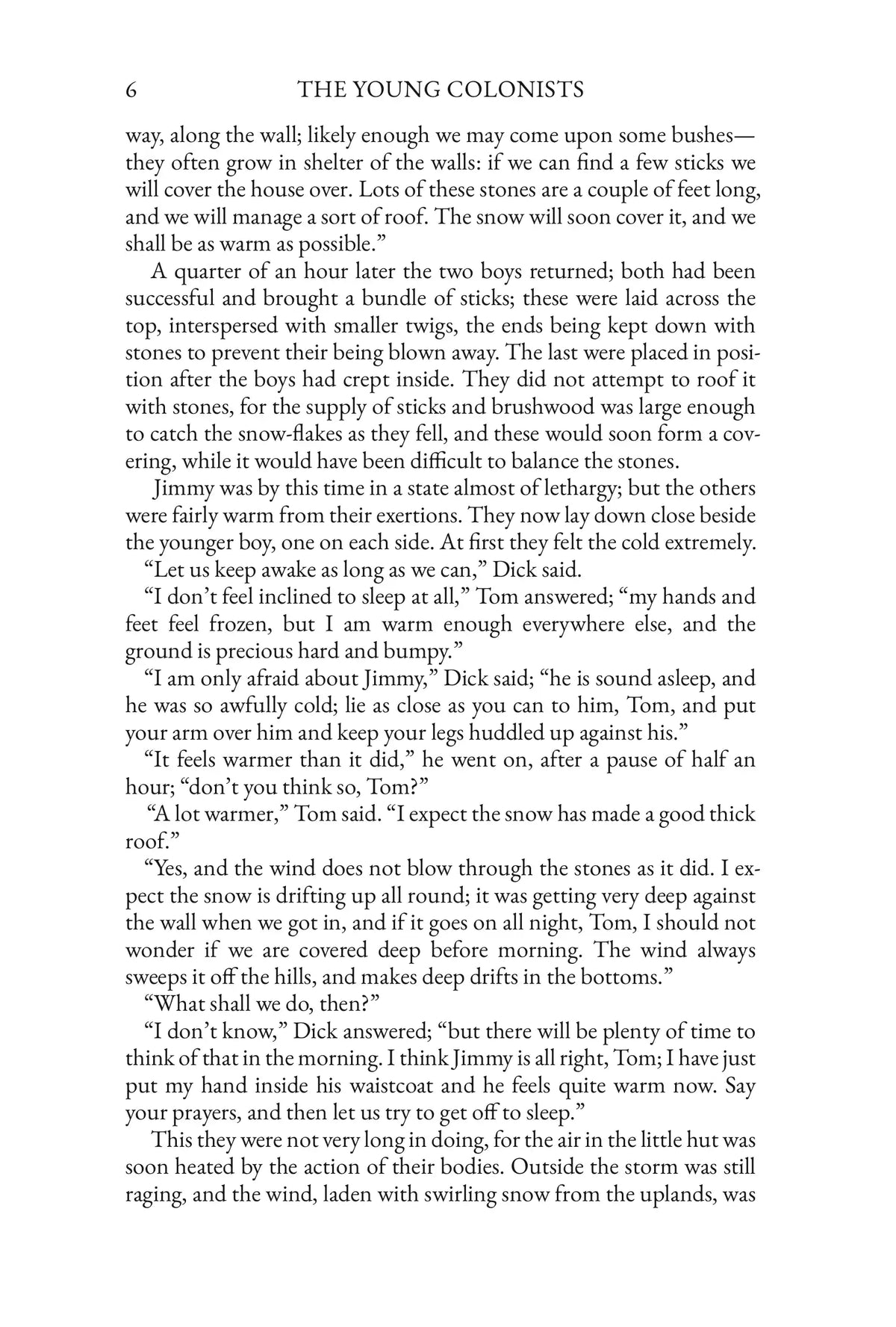 The Young Colonists by G. A. Henty — story page 6