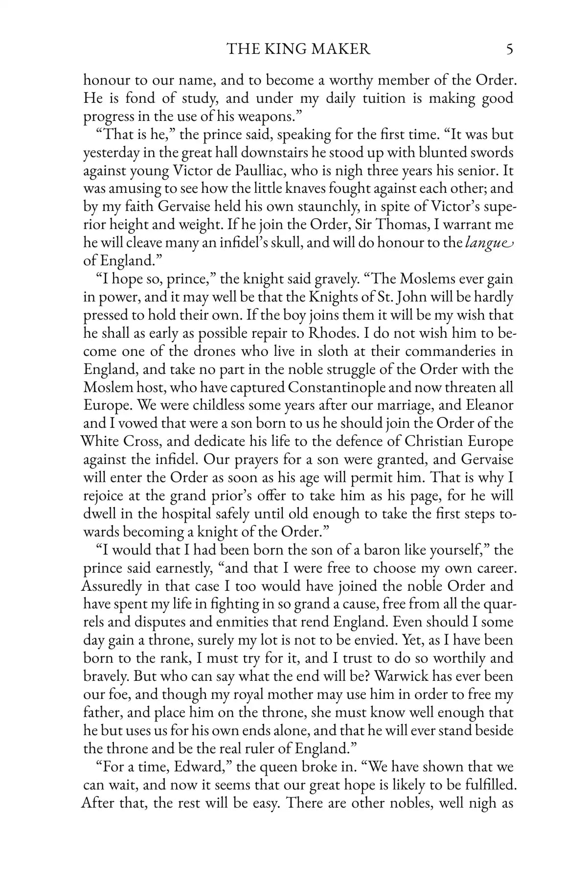 A Knight of the White Cross — story page 5