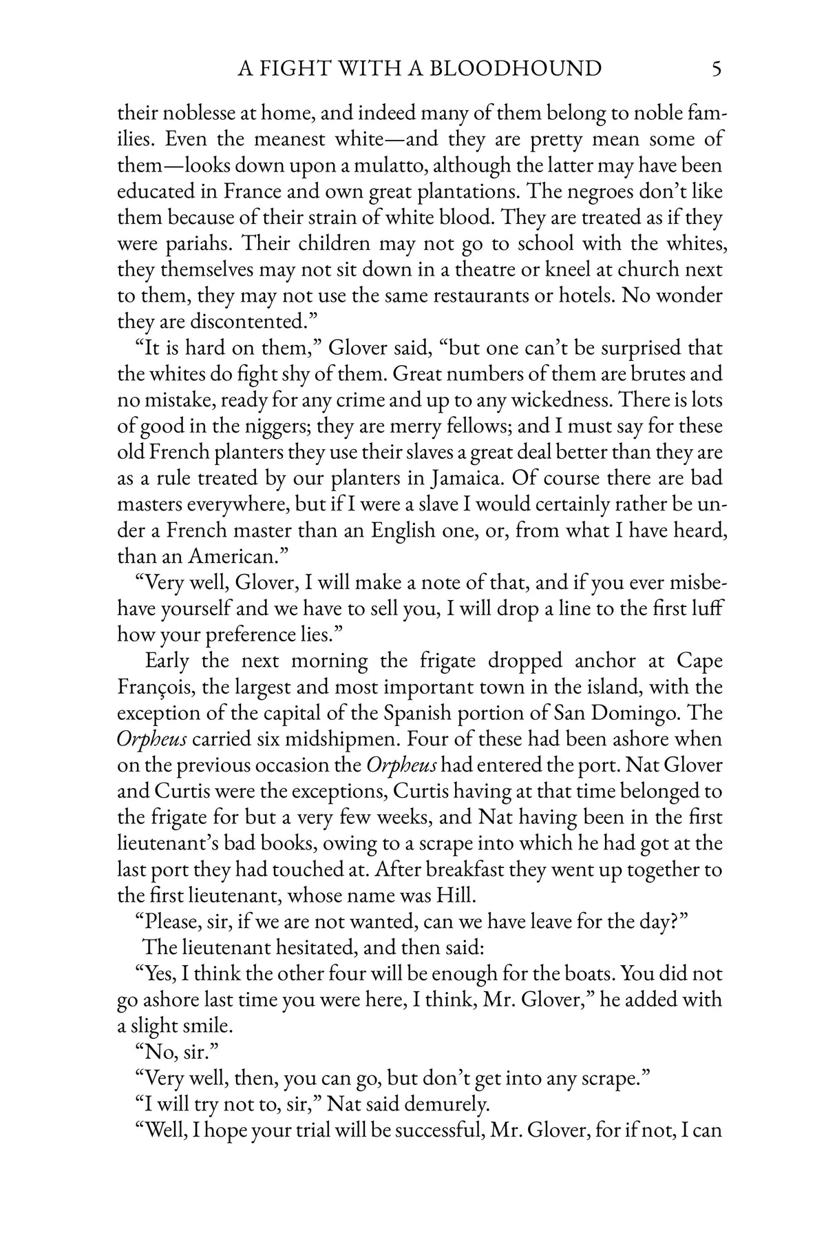 A Roving Commission — Story page 5