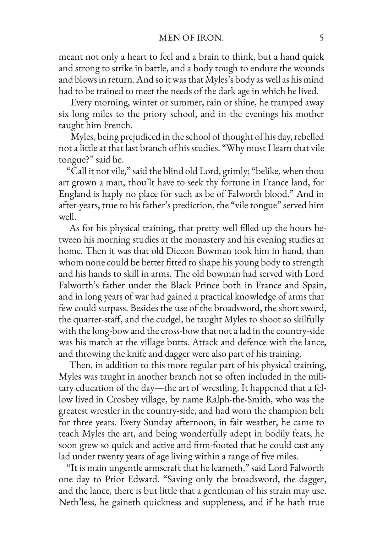 Men of Iron by Howard Pyle — Story Page 5