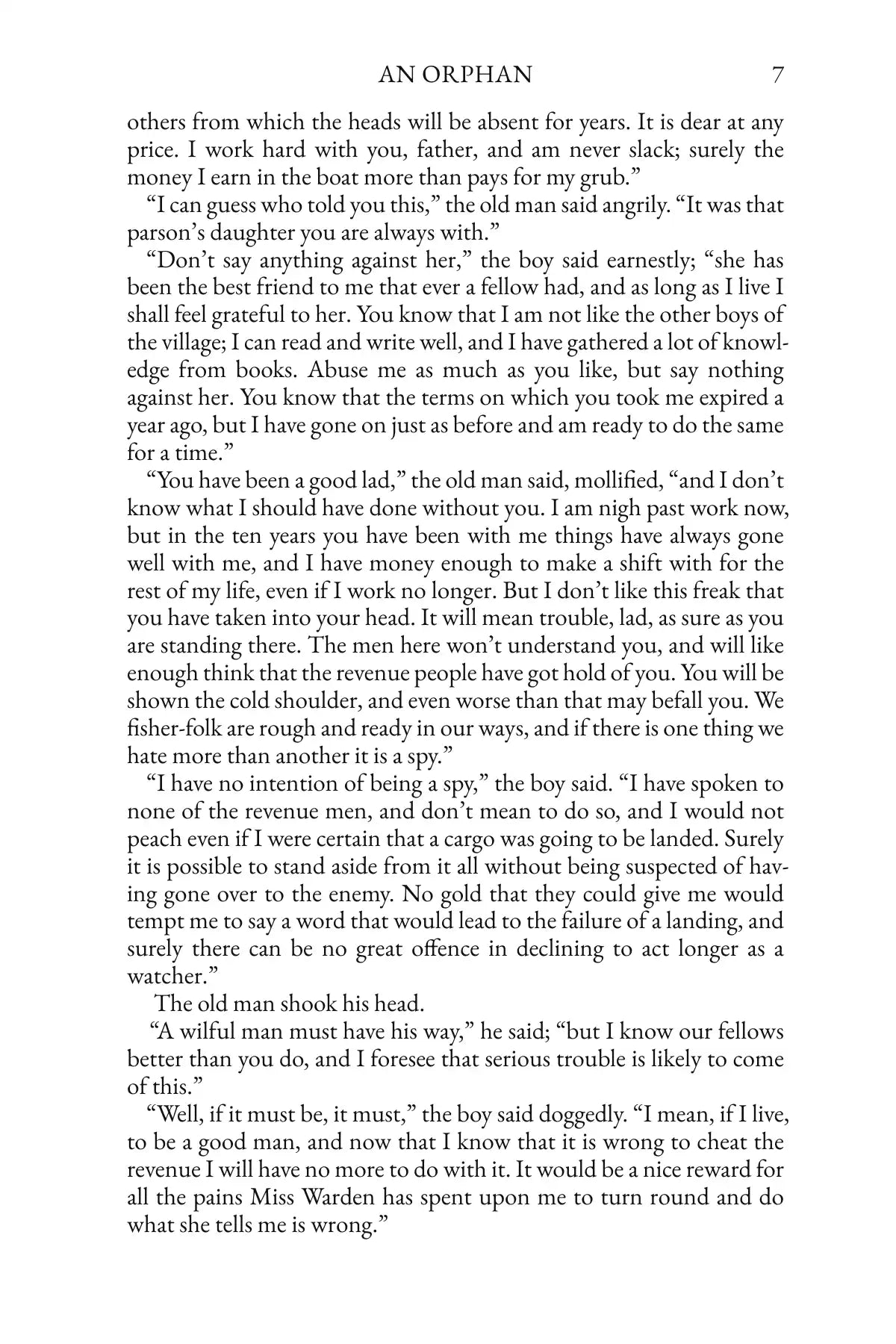 By Conduct and Courage — story page 7