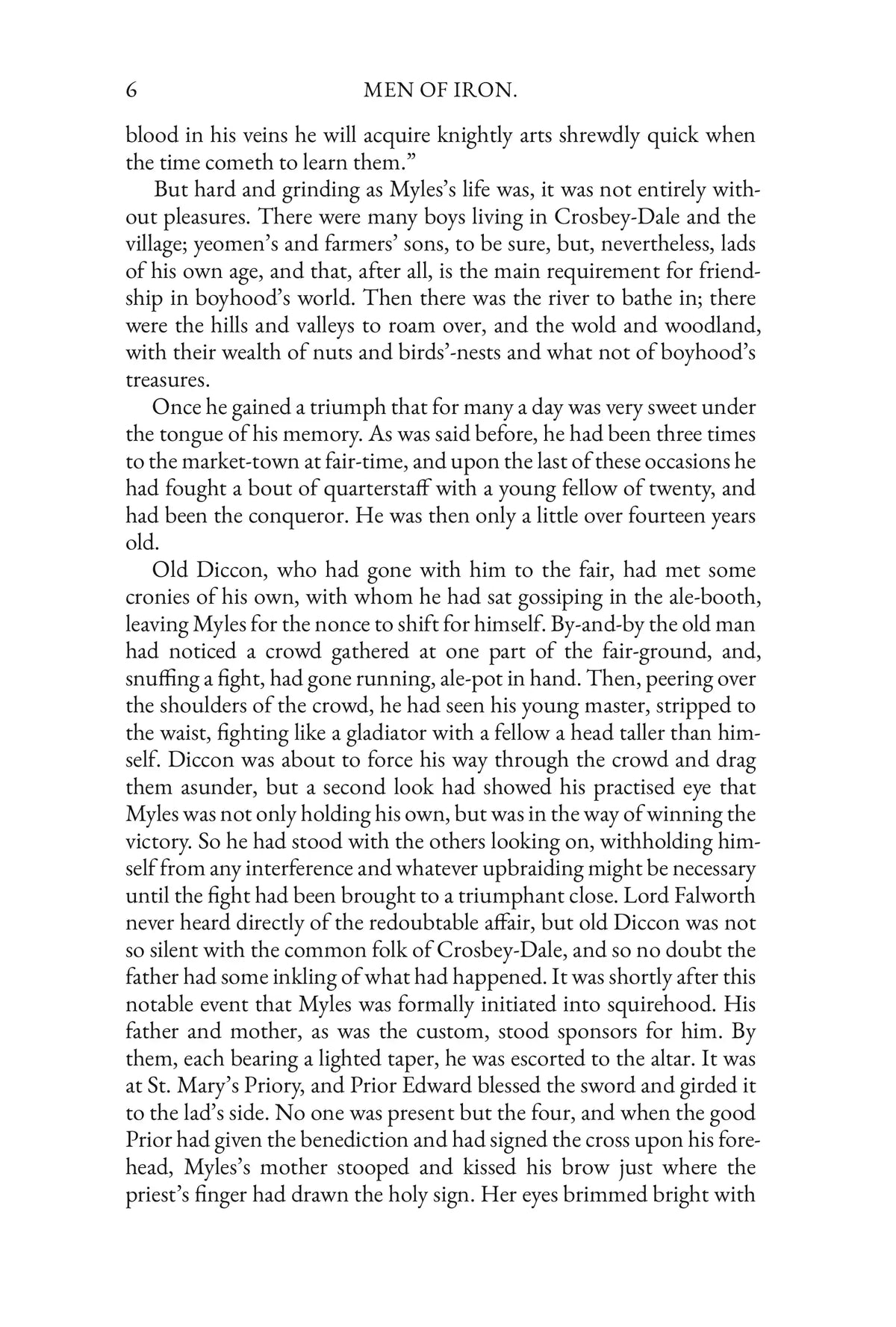 Men of Iron by Howard Pyle — Story Page 6