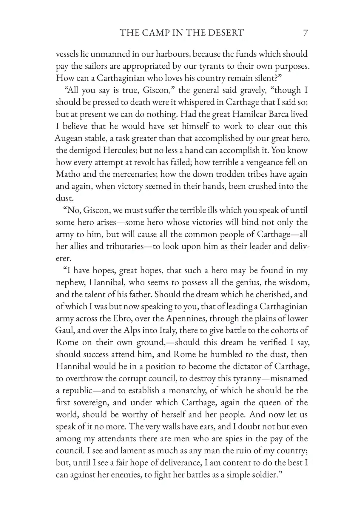 The Young Carthaginian by G. A. Henty — story page 7