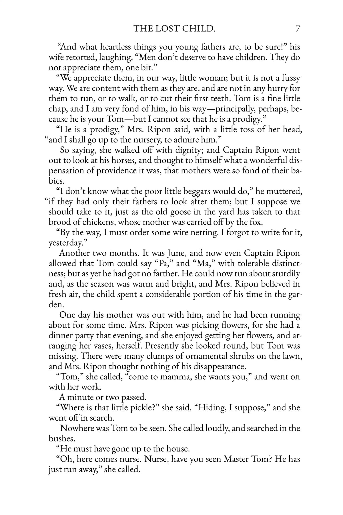 For Name and Fame by G. A. Henty — story page 7