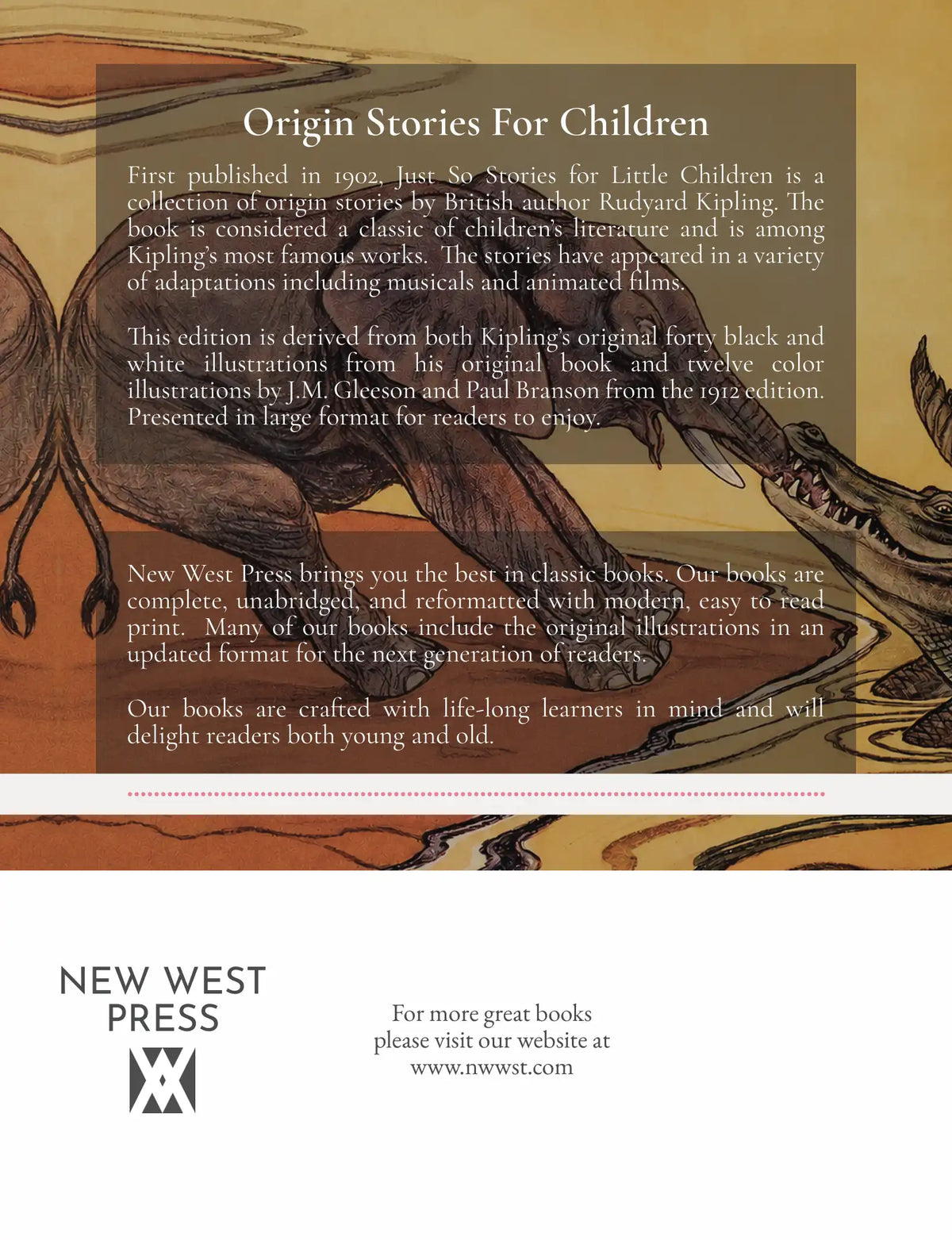 Back cover of Just So Stories by Rudyard Kipling