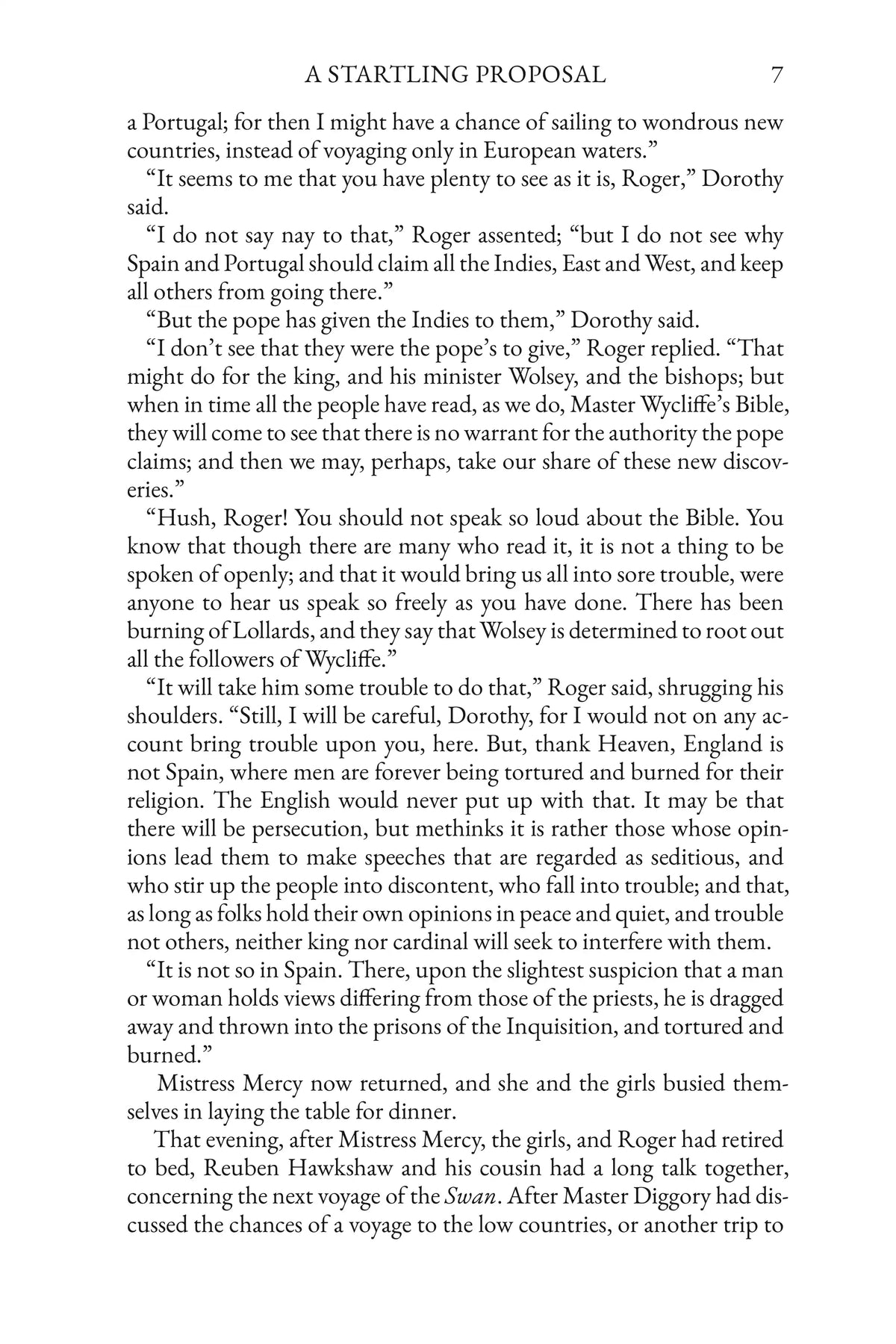 By Right of Conquest by G. A. Henty — Story page 7