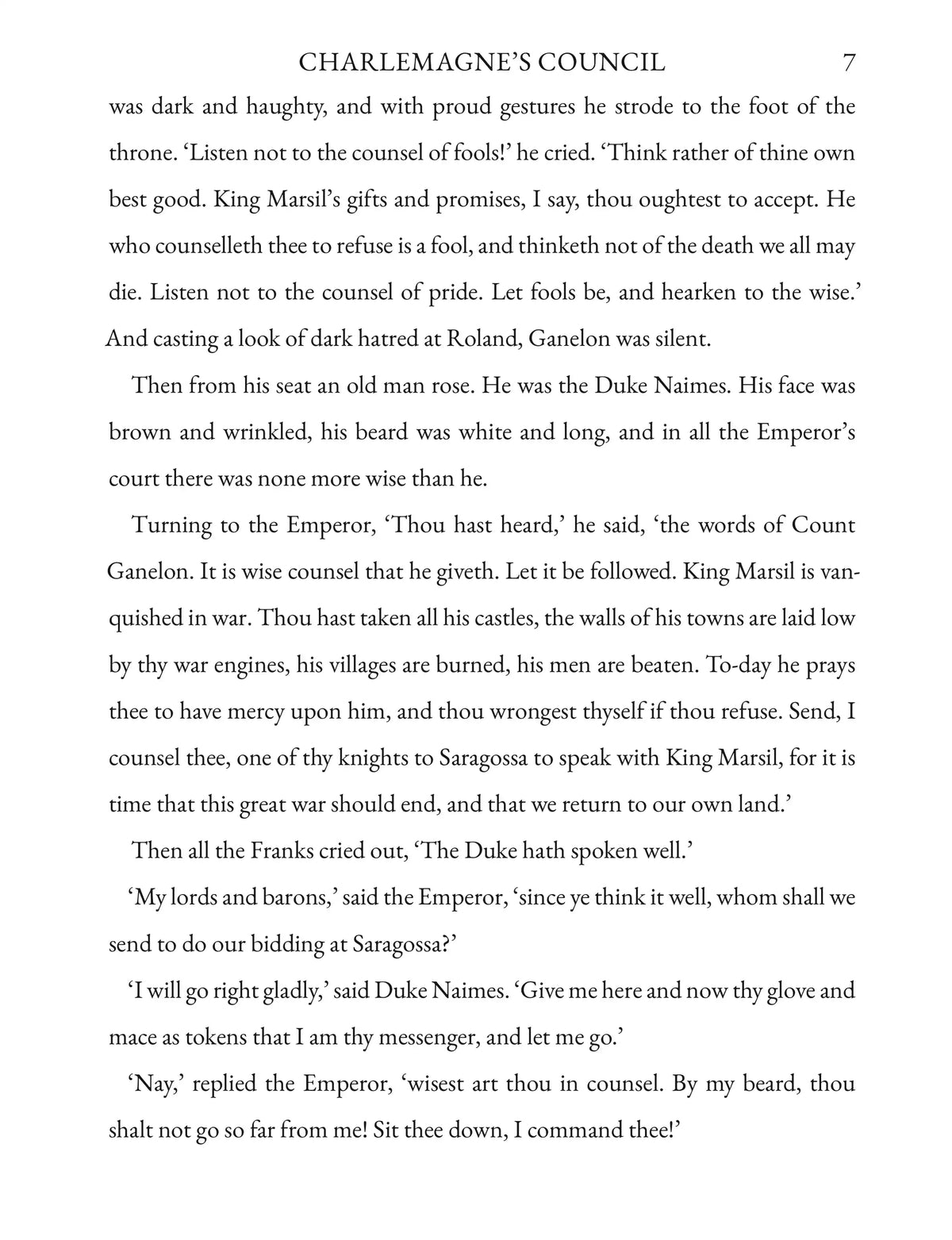 Stories of Roland by H. E. Marshall — Story page 7