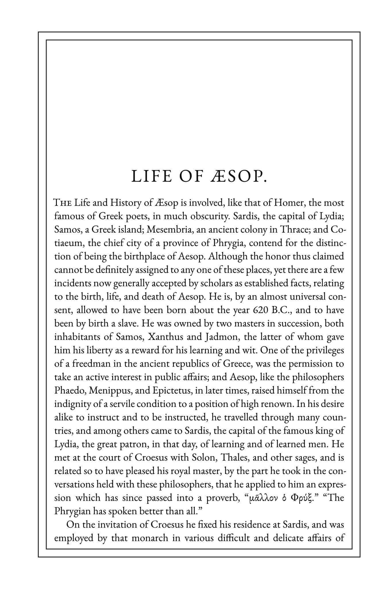 Aesop's Fables