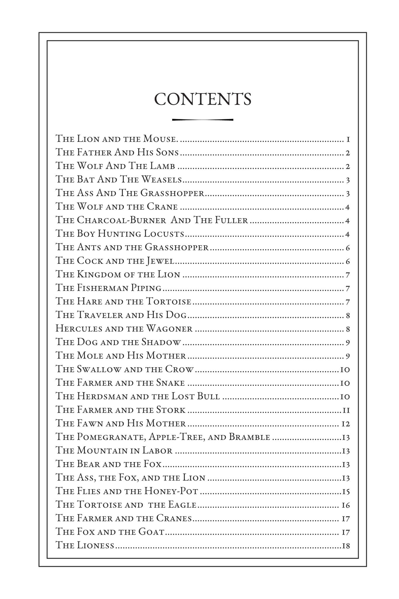 Aesop's Fables