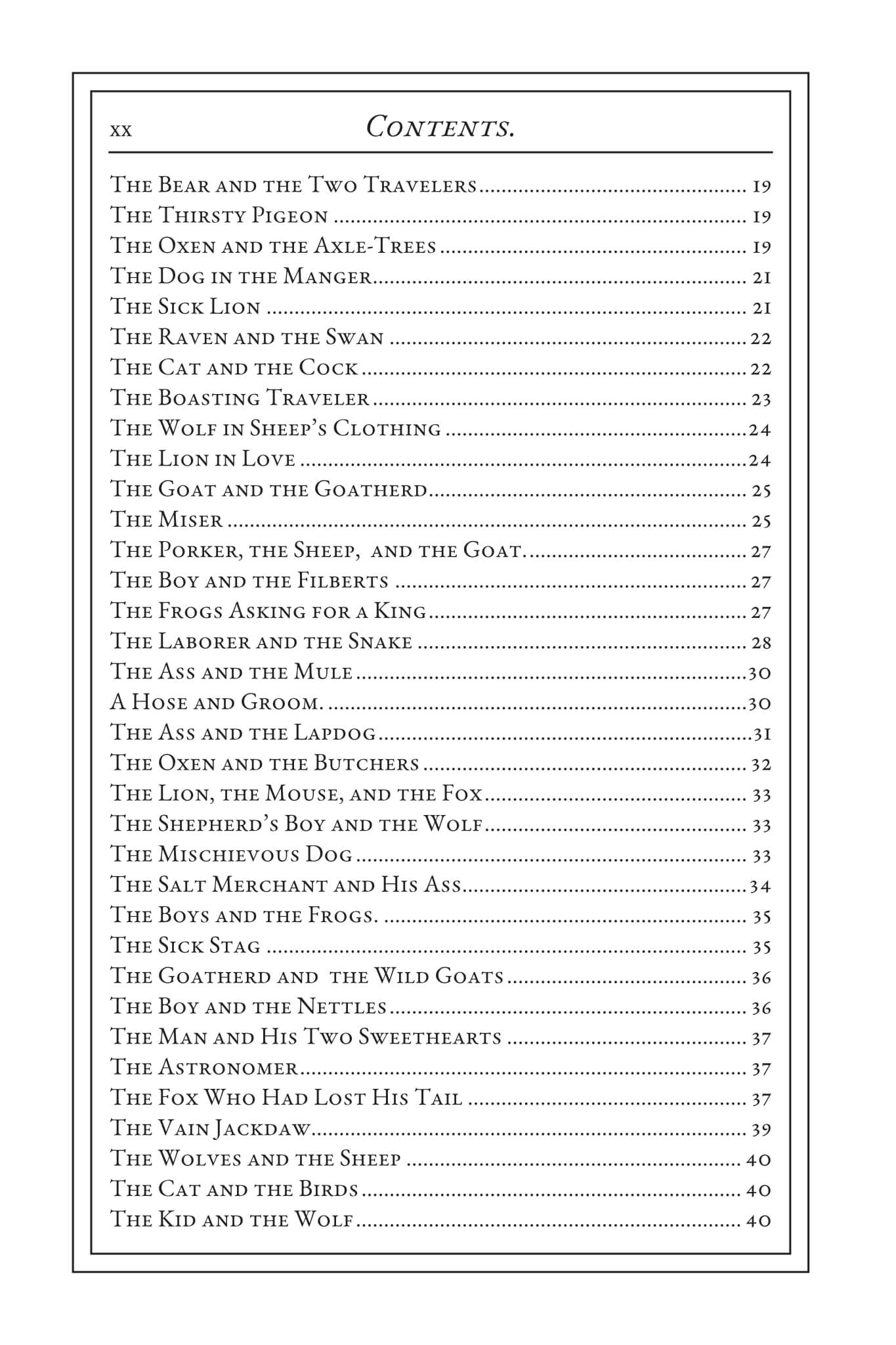 Aesop's Fables