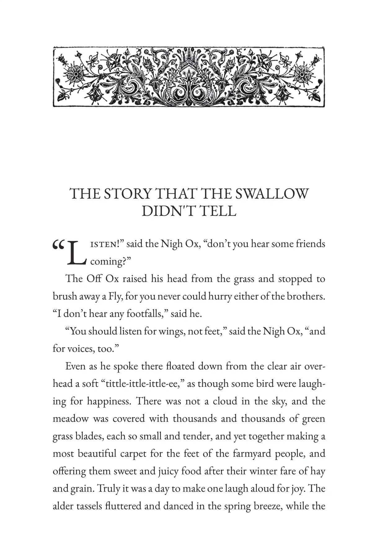 Among the Farmyard People — story page 1