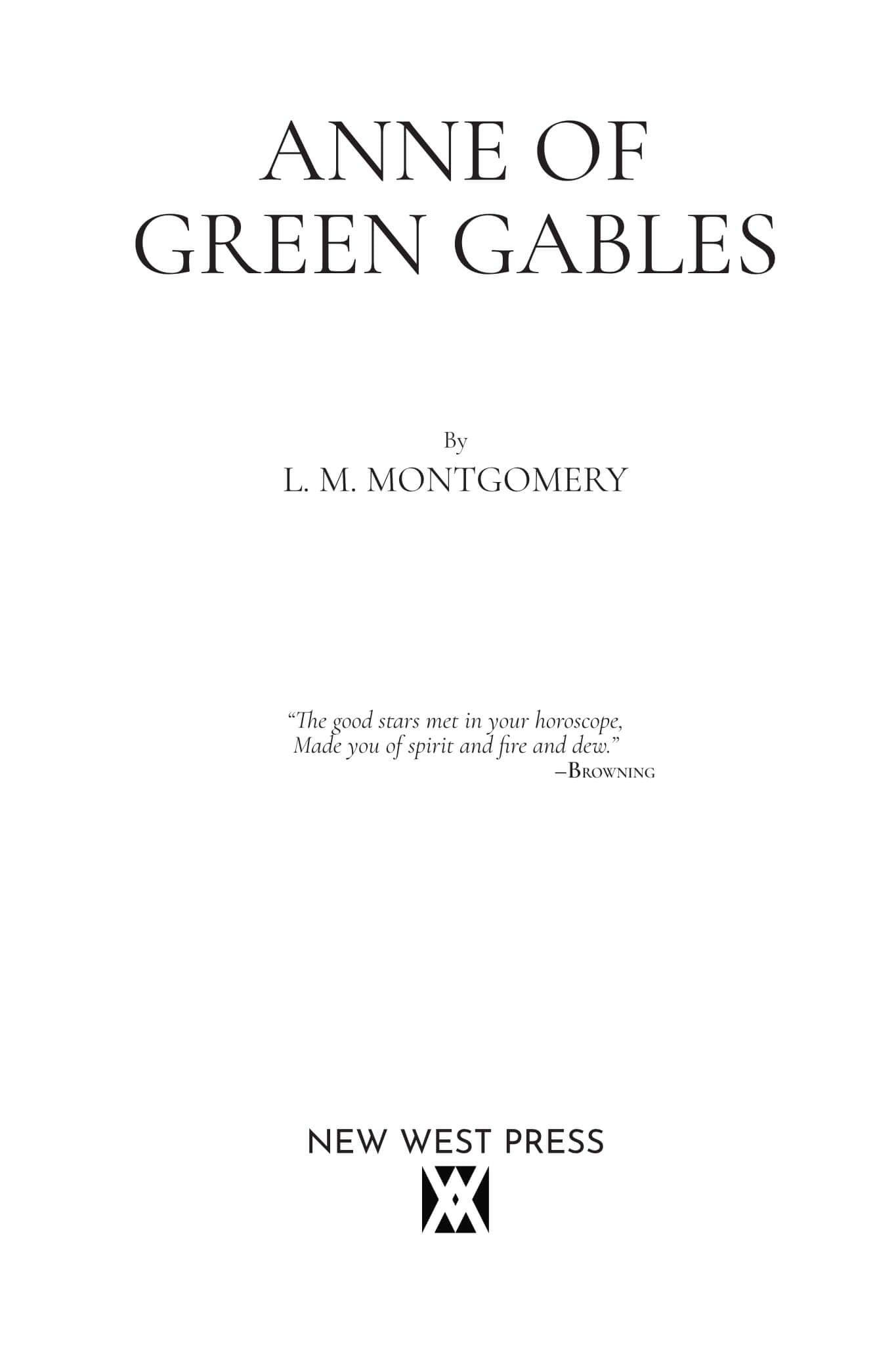 Anne of Green Gables